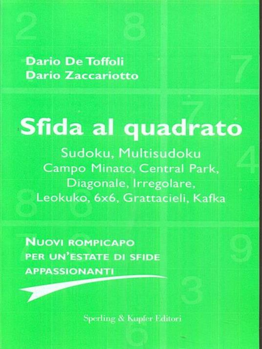 Sfida al quadrato -  Toffoli - copertina