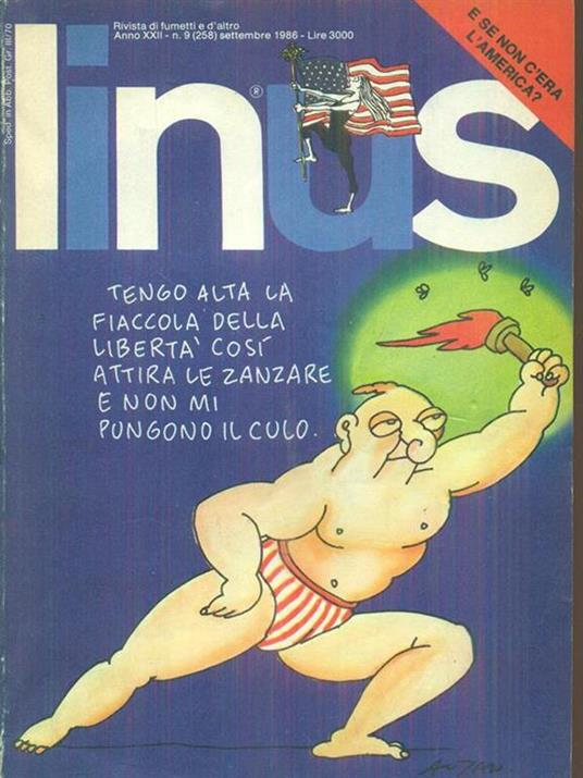Linus 9 / settembre 1986 - copertina