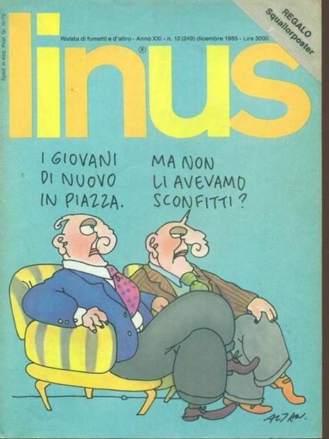Linus 12 / dicembre 1985 - copertina