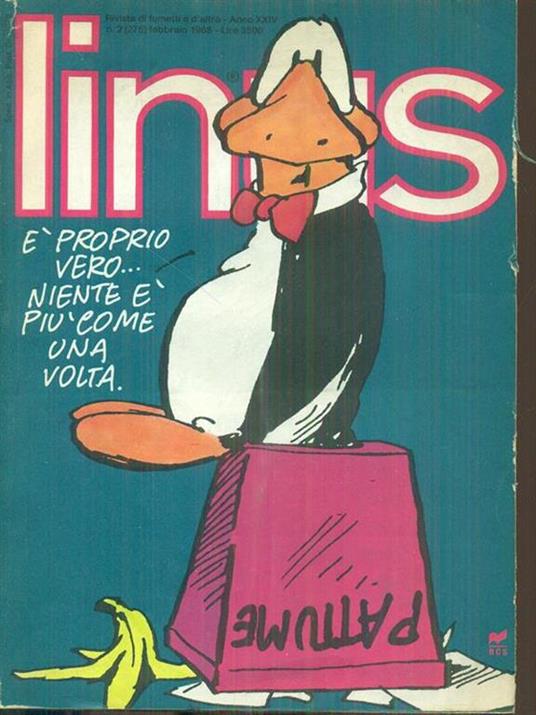 Linus 2 / febbraio 1988 - copertina