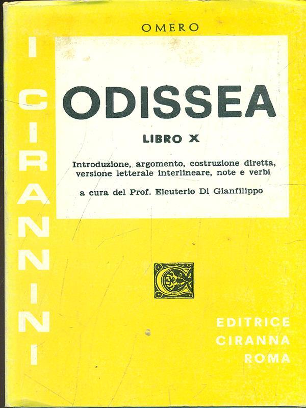 Odissea. Libro 7º. Versione interlineare