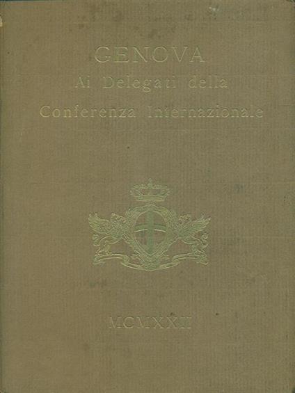 Genova Ai Delegati della Conferenza Internazionale - copertina