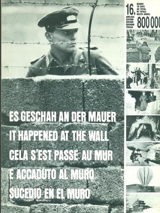 é accaduto al muro - copertina