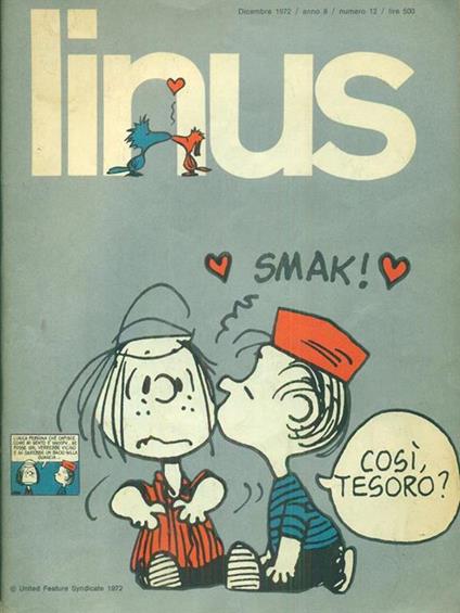 Linus 12 / dicembre 1972 - copertina