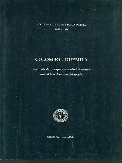 Colombo. Duemila - copertina