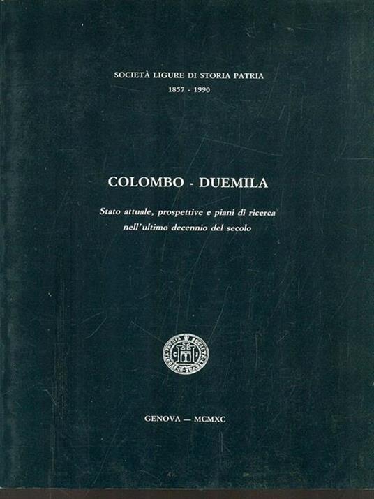 Colombo. Duemila - copertina