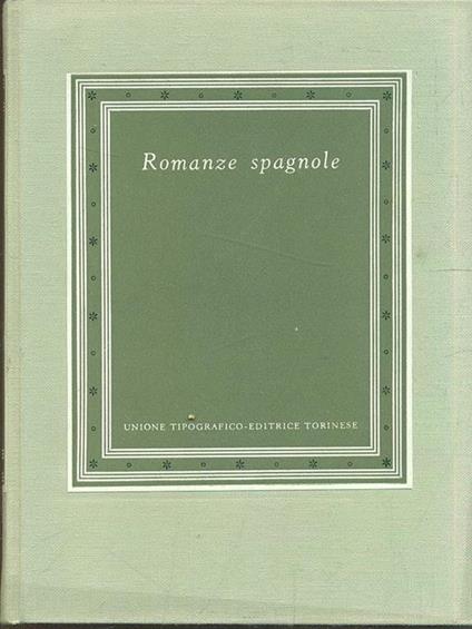Romanze spagnole - Guido Mancini - copertina