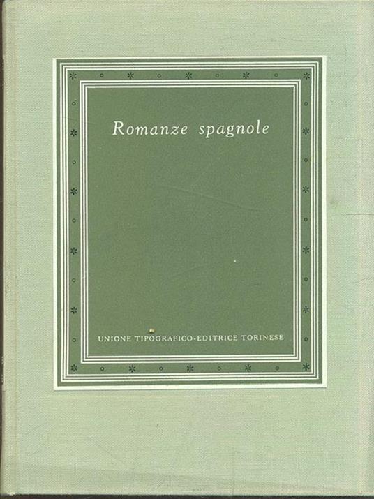 Romanze spagnole - Guido Mancini - copertina