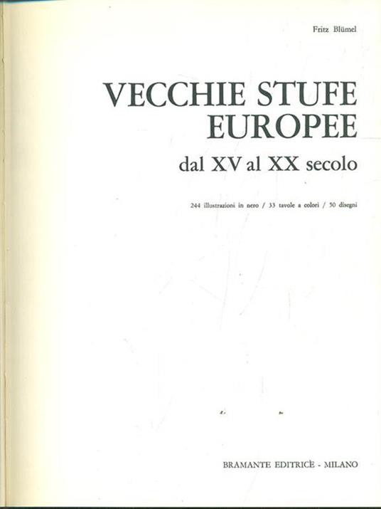 Vecchie stufe europee - copertina
