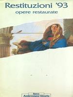 Restituzioni '93. Opere restaurate