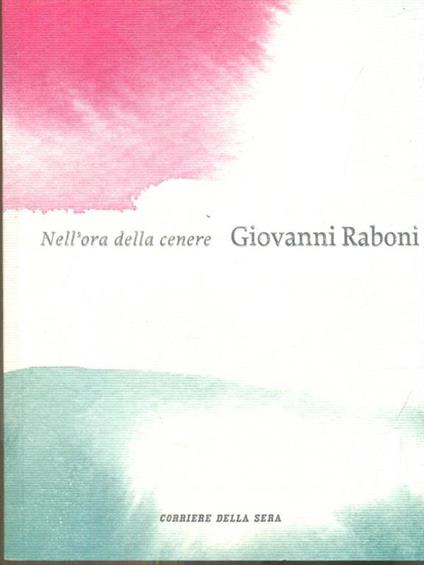 Nell'ora della cenere - copertina