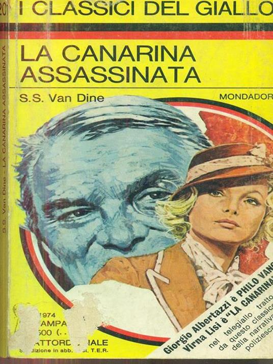 La canarina assassinata - S. S. Van Dine - copertina