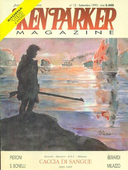 Ken Parker magazine 12. 34213 caccia di sangue I - copertina