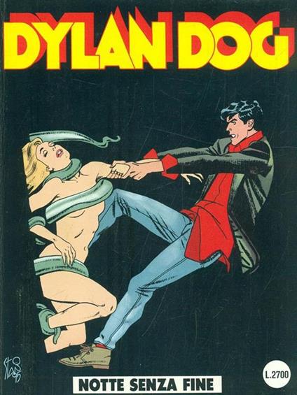 Dylan Dog 104. Notte senza fine - copertina