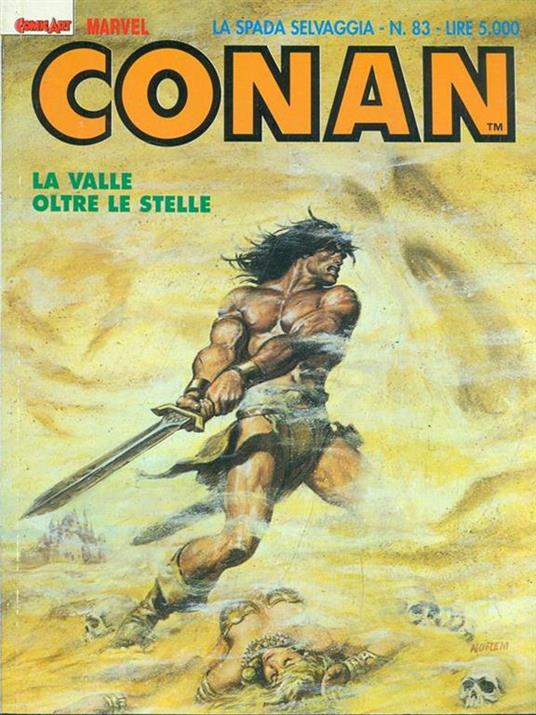 Conan N. 83. La valle oltre le stelle - copertina