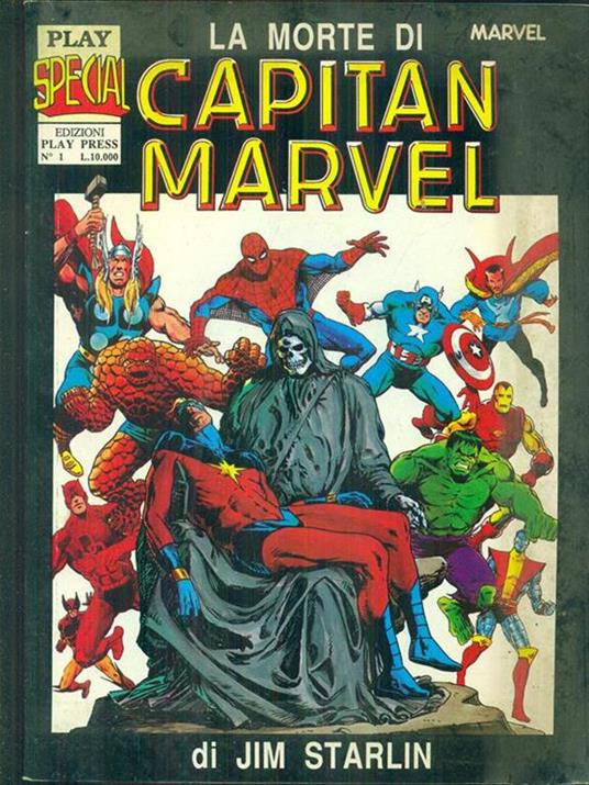 La Morte di capitan Marvel - copertina