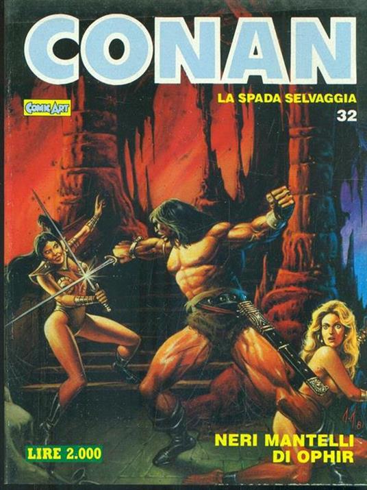 Conan N. 32. Neri mantelli di Ophir - copertina