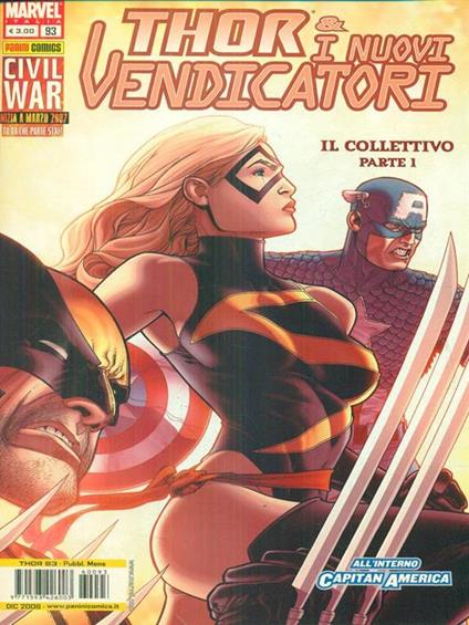 Thor & i nuovi vendicatori 93 - copertina
