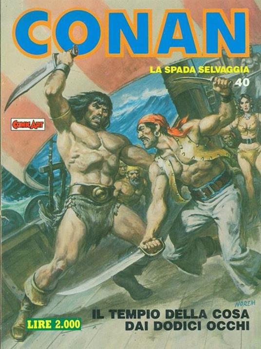 Conan N. 40. Il tempio dai dodici occhi - copertina