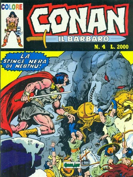 Conan N. 4. Il demone del serpente piumato - copertina