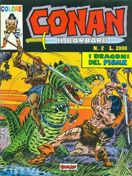 Conan N. 2. I dragoni del fiume - copertina