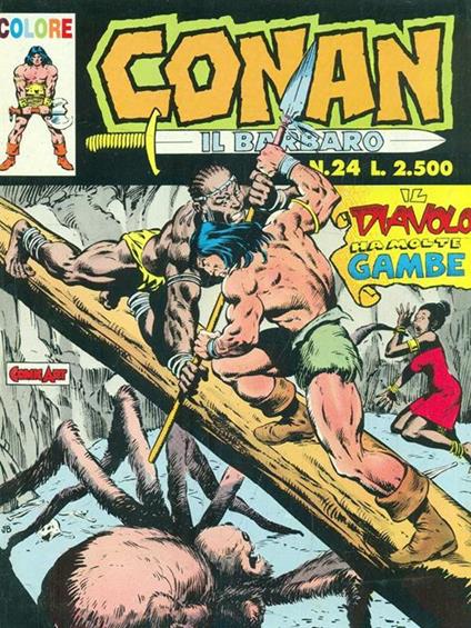 Conan N. 24 - Il diavolo ha molte gambe - copertina