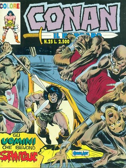 Conan N. 25 - Gli uomini che bevono sangue - copertina