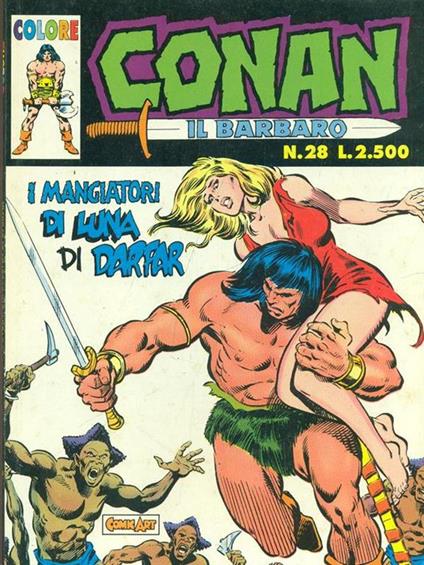 Conan N. 28 - I mangiatori di luna di Darfar - copertina