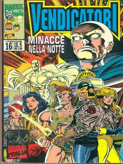 Vendicatori 16. Luglio 95. Minacce nella notte - copertina