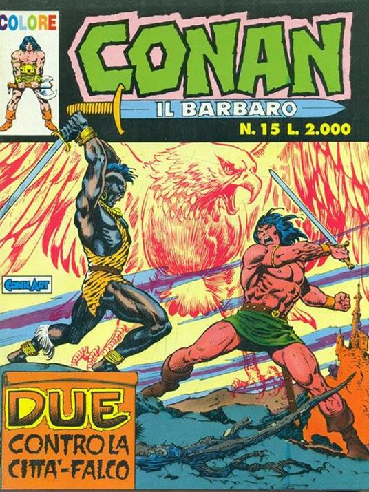 Conan N. 15 - Due contro la città-falco - copertina