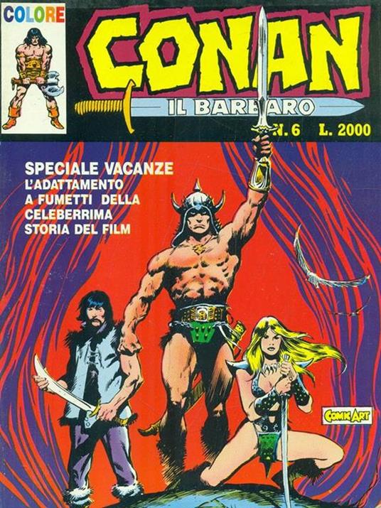 Conan il barbaro N. 6 - copertina