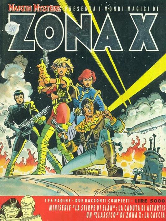 Zona X n. 19 La caduta di astartis/La caccia - copertina