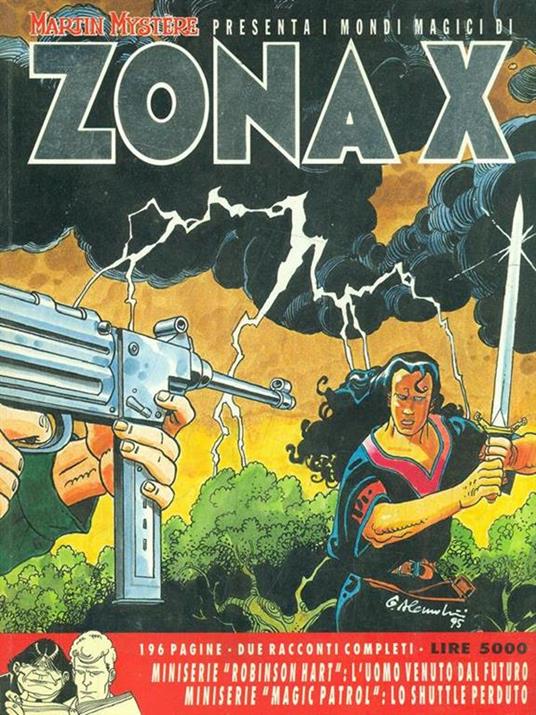 Zona X n. 16 L'uomo venuto dal futuro/Lo shuttle perduto - copertina