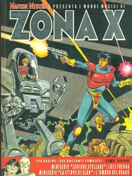 Zona X n. 15 Luce fredda/L'ombra del drago - copertina