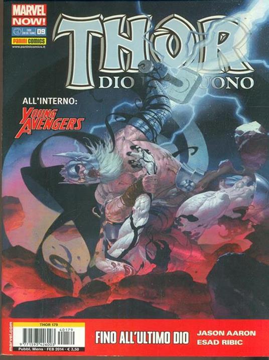 Thor Dio del tuono N. 179/Feb 2014. Fino all'ultimo Dio - copertina