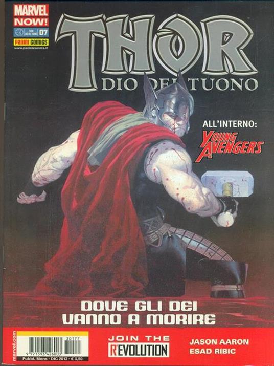 Thor Dio del tuono N. 177/Dic 2013. Dove gli dei vanno a morire - copertina