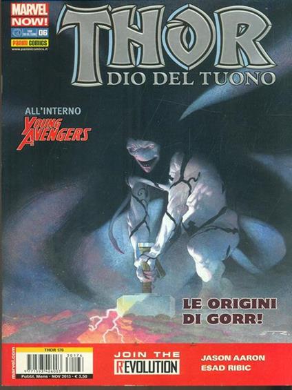 Thor Dio del tuono N. 176/Nov 2013. Le origini di Gorr! - copertina
