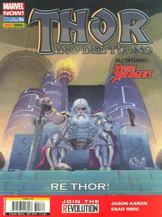 Thor Dio del tuono N. 174/Set 2013. Re Thor! - copertina
