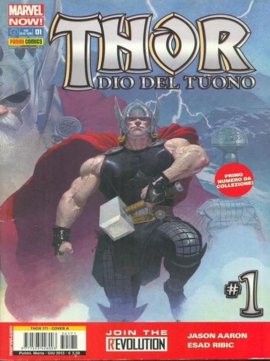 Thor Dio del tuono N. 171/Giu 2013. Il macellatore di dei - copertina