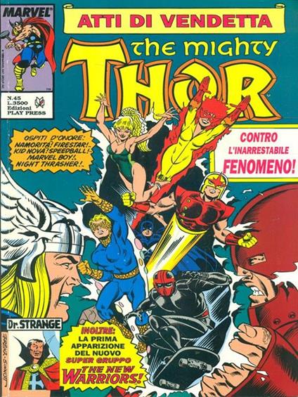 The Mighty Thor n. 45 / Febbraio 1993 - copertina