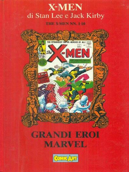 X-Men - Stan Lee,Jack Kirby - copertina