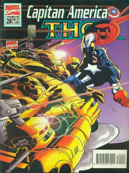 Capitan America & Thor - N. 28 Feb. 97 - copertina