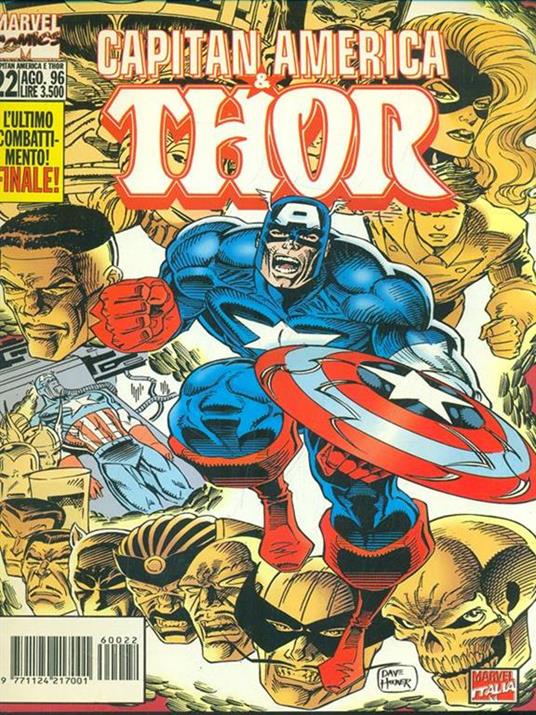 Capitan America & Thor. N. 22 Ago. 96 - copertina