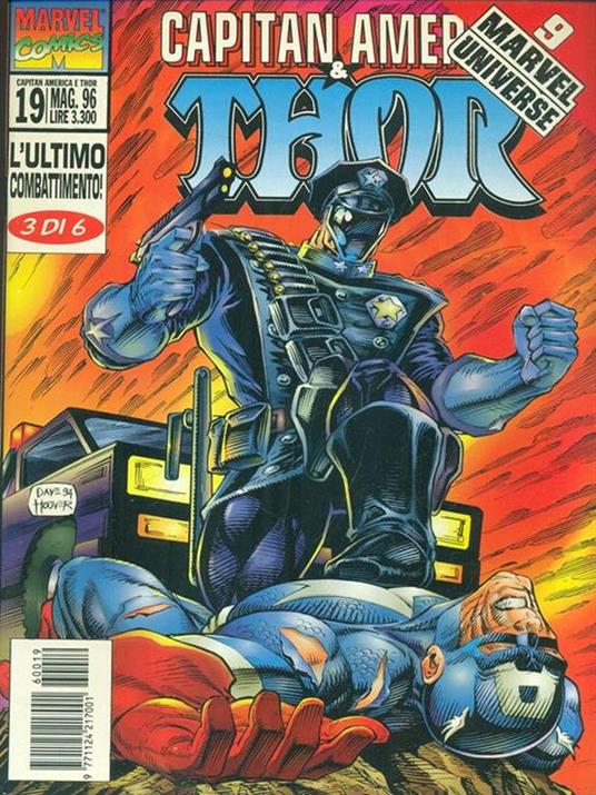 Capitan America & Thor. N. 19 Mag. 96 - copertina
