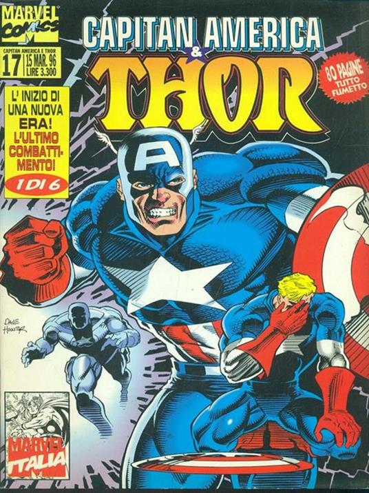Capitan America & Thor. N. 17 / 15 Mar. 96 - copertina