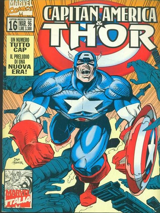 Capitan America & Thor. N. 16 Mar. 96 - copertina