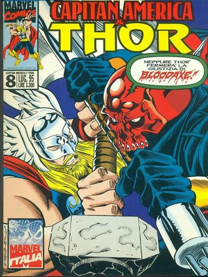 Capitan America & Thor. N. 8 Lug. 95 - copertina