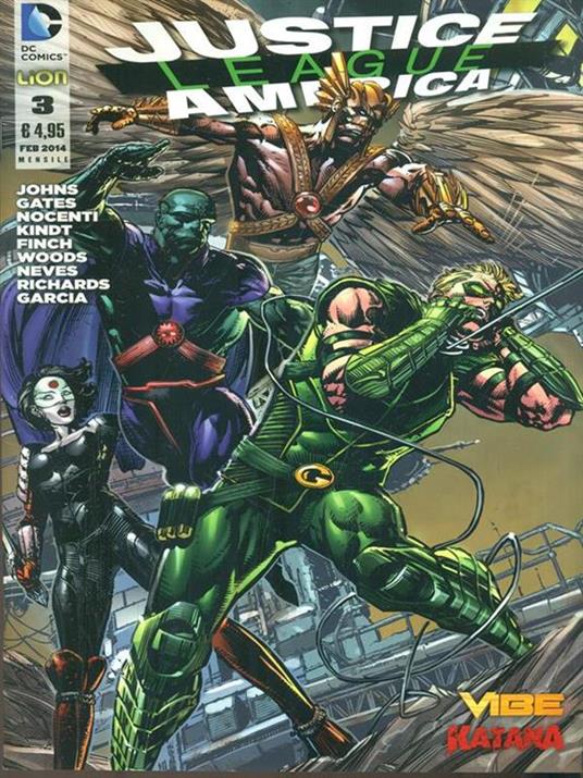 Justice League America n. 3 2014 - copertina
