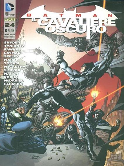 Batman il Cavaliere Oscuro n. 24. Marzo 2015 - copertina