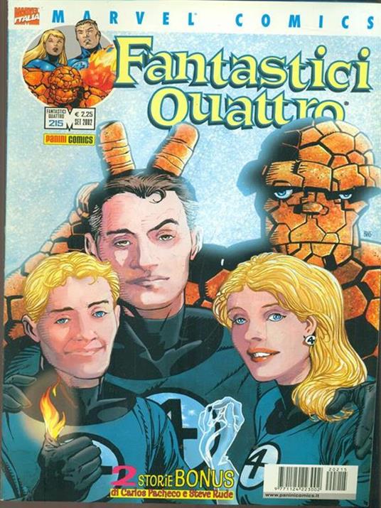 Fantastici Quattro n. 215 - settembre 2001 - copertina